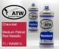 Preview: Chevrolet, Medium Patriot Red Metallic, 71 / WA9913: 400ml Sprühdose + 400ml Klarlack - Set, von ATW Autoteile West.